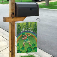 Hawaii Saint Patrick's Day Garden Flag Let's Get Fit Shaced