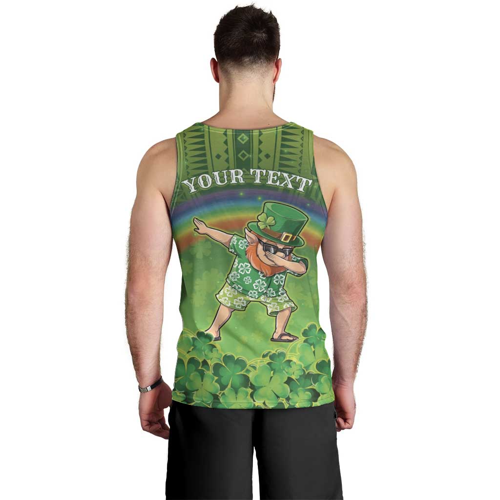 Personalised Hawaii Saint Patrick's Day Men Tank Top Let's Get Fit Shaced