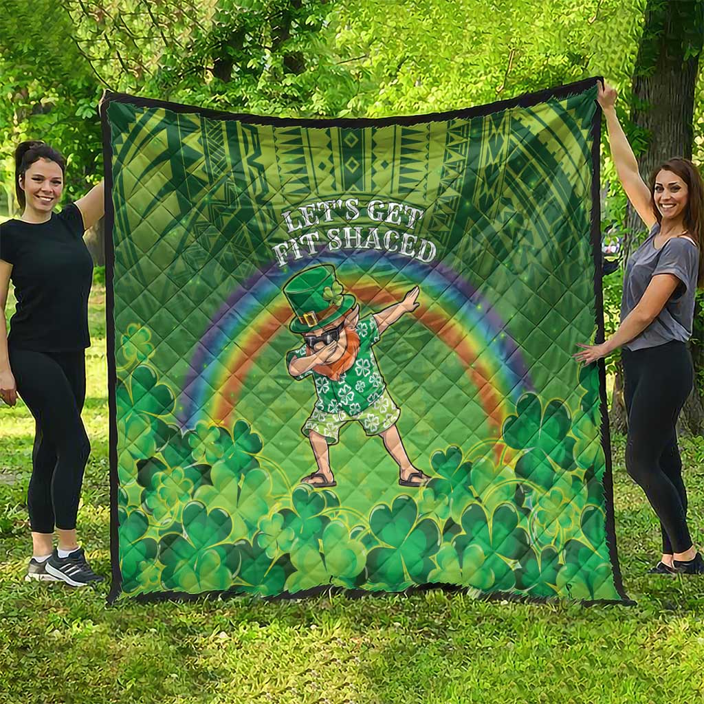 Hawaii Saint Patrick's Day Quilt Let's Get Fit Shaced