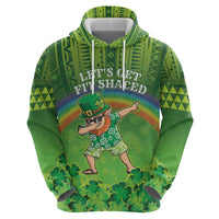 Personalised Hawaii Saint Patrick's Day Zip Hoodie Let's Get Fit Shaced