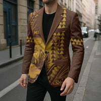 Personalised Hawaii Mililani High School Blazer Tribal Tattoo With Hibiscus Flowers
