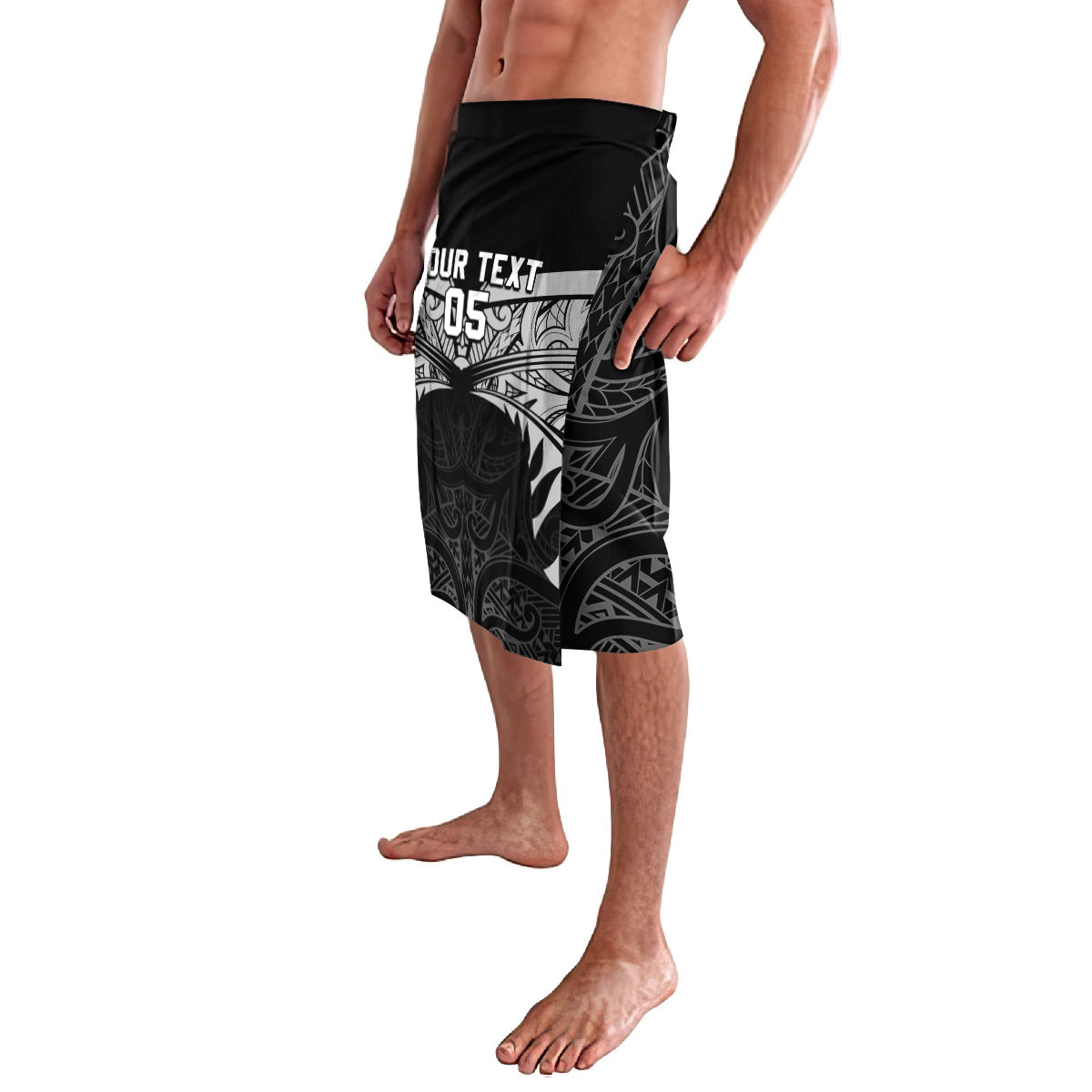 Custom New Zealand Cricket Lavalava Go Champions World Cup 2024 With Maori Pattern