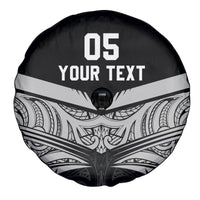 Custom New Zealand Cricket Spare Tire Cover Go Champions World Cup 2024 With Maori Pattern