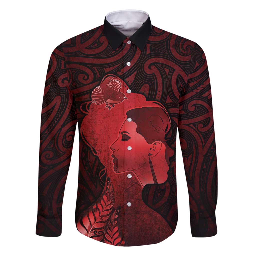 Aotearoa Mana Wahine Family Matching Long Sleeve Bodycon Dress and Hawaiian Shirt The Spiritual Power Of Women