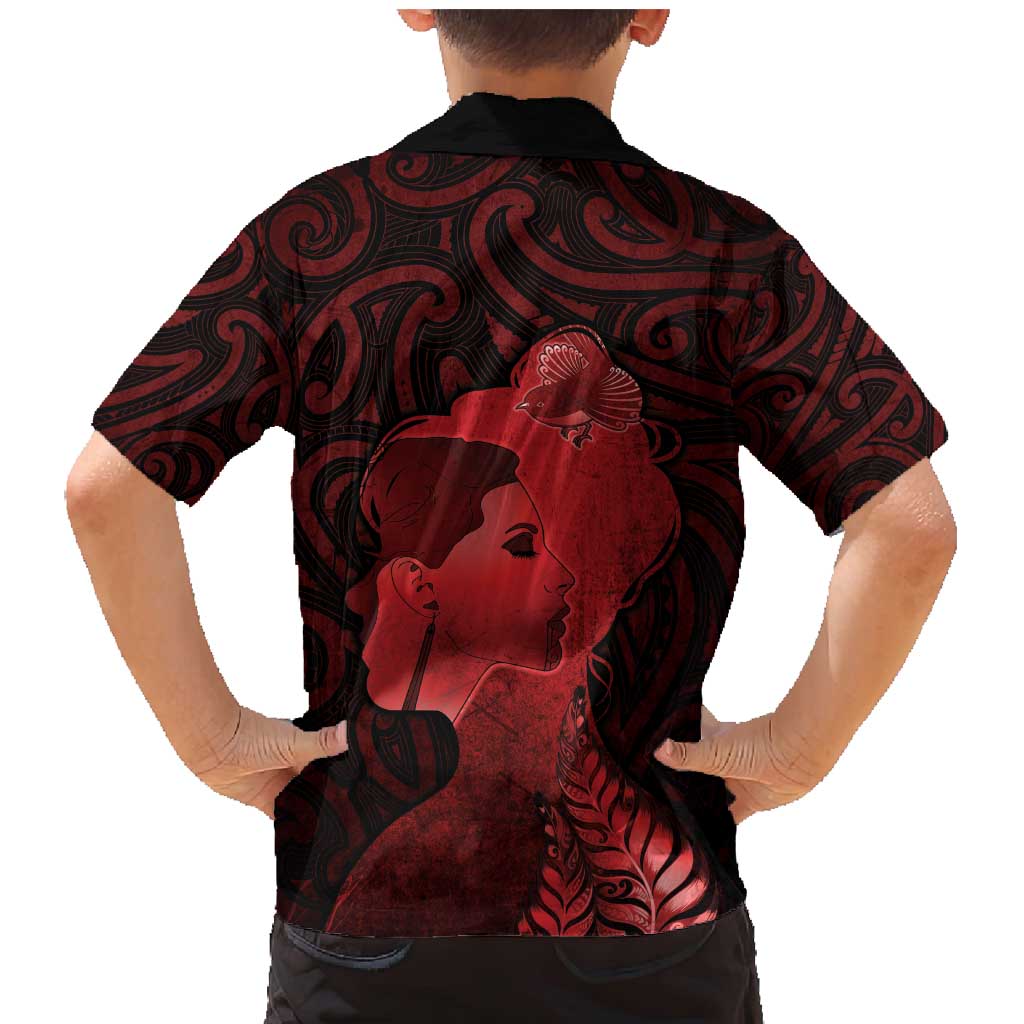 Aotearoa Mana Wahine Family Matching Mermaid Dress and Hawaiian Shirt The Spiritual Power Of Women