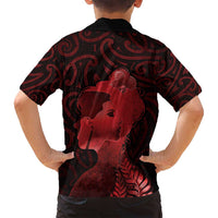 Aotearoa Mana Wahine Family Matching Off Shoulder Maxi Dress and Hawaiian Shirt The Spiritual Power Of Women