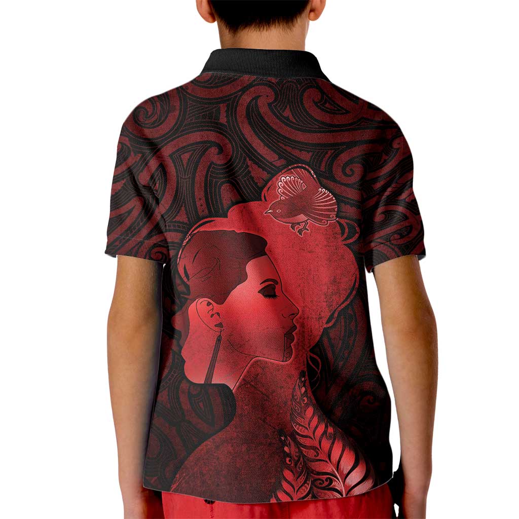 Aotearoa Mana Wahine Kid Polo Shirt The Spiritual Power Of Women