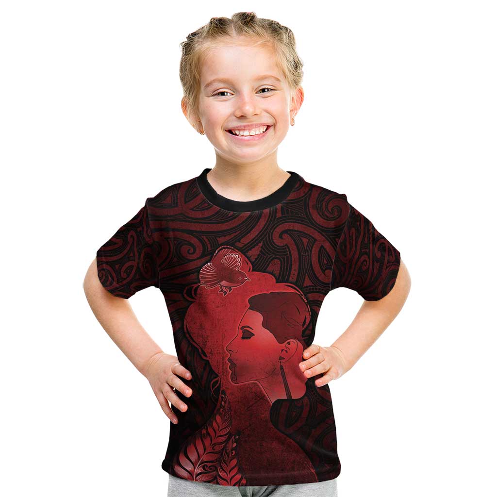 Aotearoa Mana Wahine Kid T Shirt The Spiritual Power Of Women