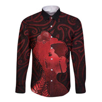 Aotearoa Mana Wahine Long Sleeve Button Shirt The Spiritual Power Of Women