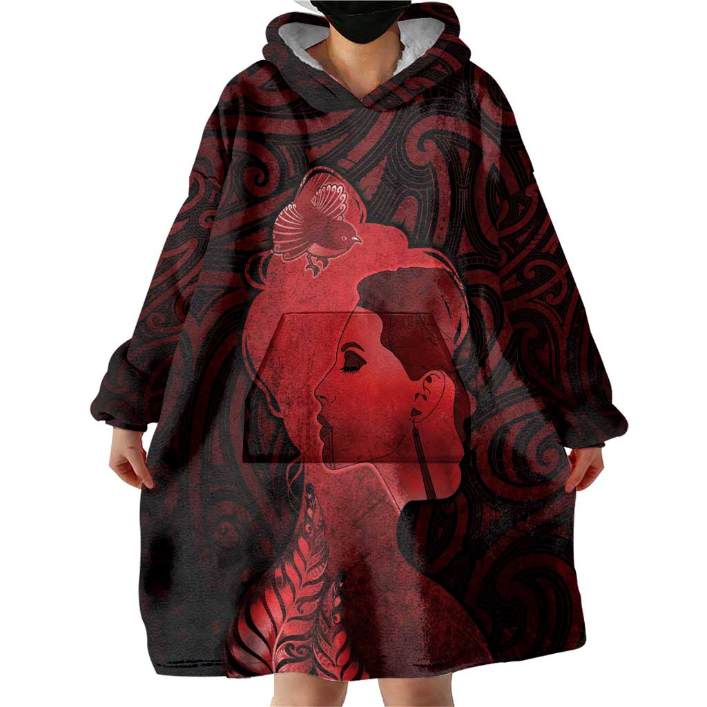 Aotearoa Mana Wahine Wearable Blanket Hoodie The Spiritual Power Of Women