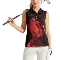Aotearoa Mana Wahine Women Sleeveless Polo Shirt The Spiritual Power Of Women