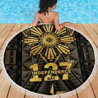 Philippines Independence Day Beach Blanket Filipinos Sun Star Tribal