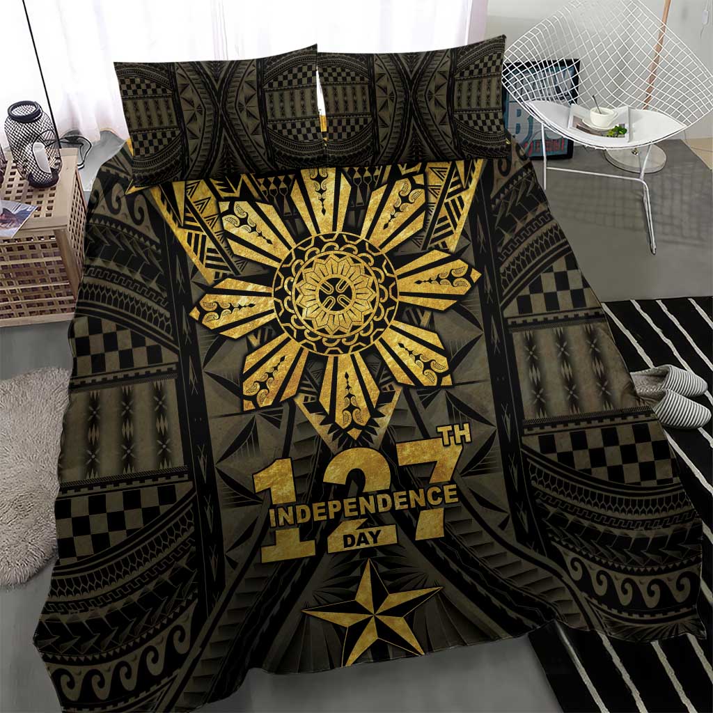 Philippines Independence Day Bedding Set Filipinos Sun Star Tribal