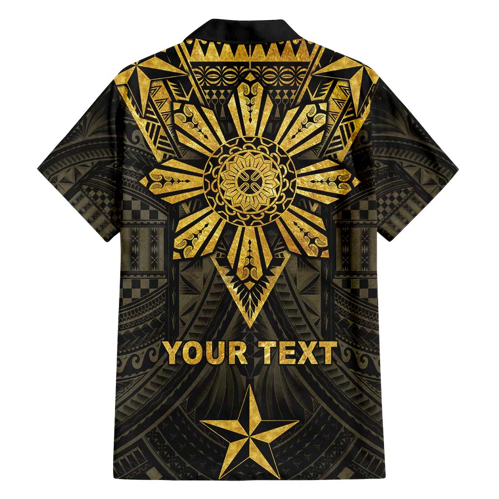 Personalised Philippines Independence Day Family Matching Puletasi and Hawaiian Shirt Filipinos Sun Star Tribal