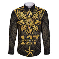 Personalised Philippines Independence Day Family Matching Puletasi and Hawaiian Shirt Filipinos Sun Star Tribal