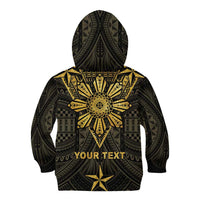 Personalised Philippines Independence Day Kid Hoodie Filipinos Sun Star Tribal