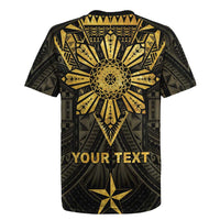 Personalised Philippines Independence Day Rugby Jersey Filipinos Sun Star Tribal