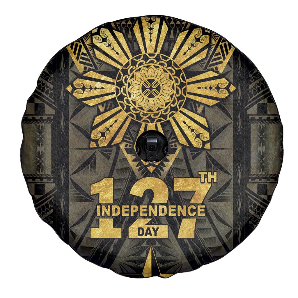 Philippines Independence Day Spare Tire Cover Filipinos Sun Star Tribal