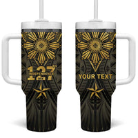 Personalised Philippines Independence Day Tumbler With Handle Filipinos Sun Star Tribal