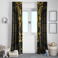 Philippines Independence Day Window Curtain Filipinos Sun Star Tribal LT05 - Polynesian Pride
