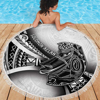 Solomon Islands Nguzunguzu Beach Blanket Polynesian Tribal Pattern