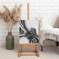 Solomon Islands Nguzunguzu Canvas Wall Art Polynesian Tribal Pattern