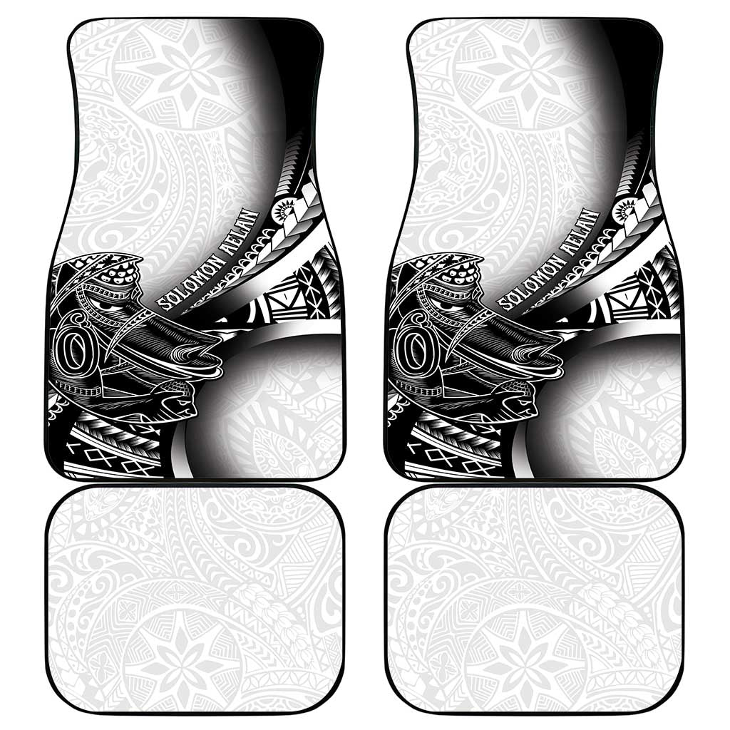 Solomon Islands Nguzunguzu Car Mats Polynesian Tribal Pattern