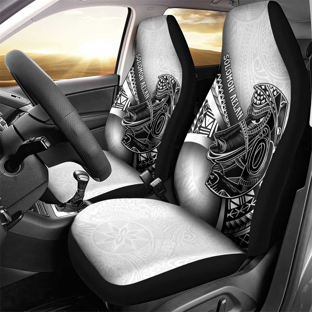 Solomon Islands Nguzunguzu Car Seat Cover Polynesian Tribal Pattern