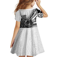 Solomon Islands Nguzunguzu Family Matching Short Sleeve Bodycon Dress and Hawaiian Shirt Polynesian Tribal Pattern