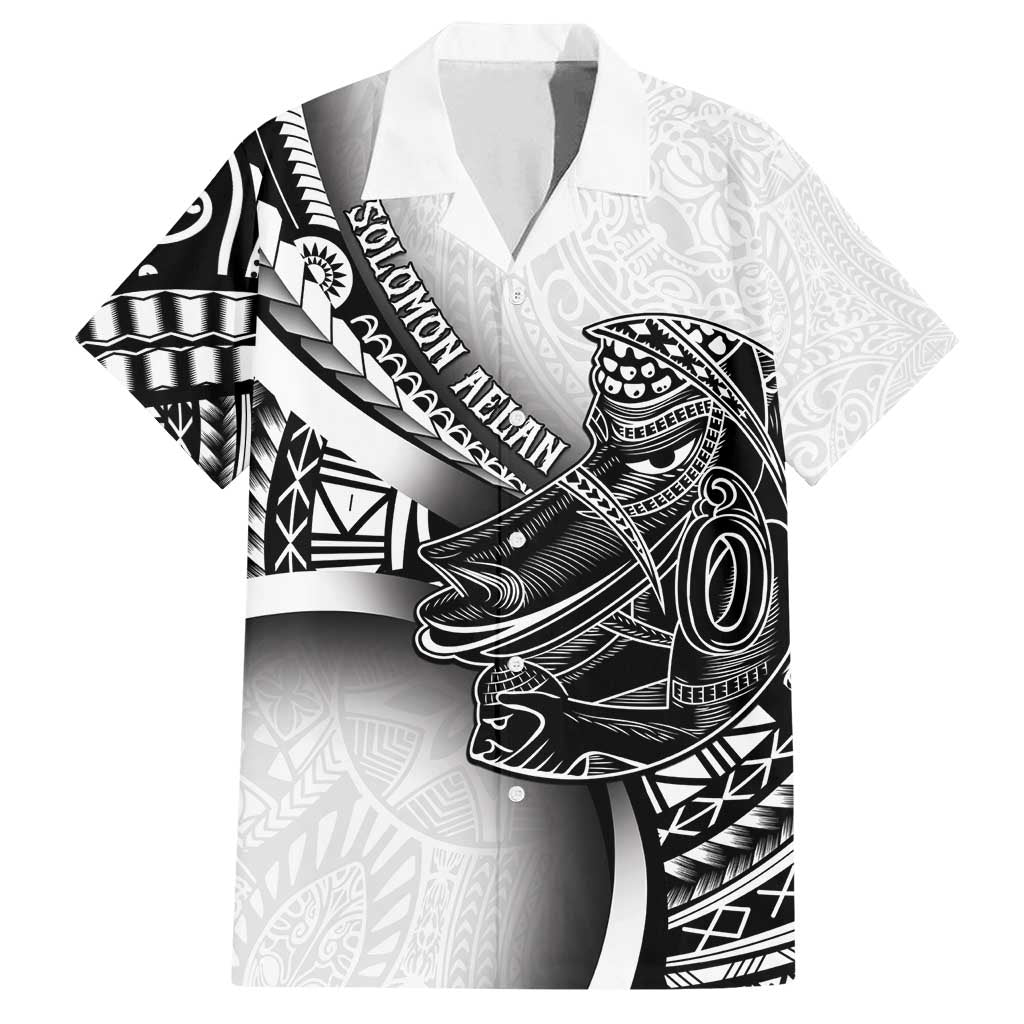Solomon Islands Nguzunguzu Family Matching Summer Maxi Dress and Hawaiian Shirt Polynesian Tribal Pattern
