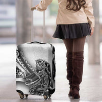 Solomon Islands Nguzunguzu Luggage Cover Polynesian Tribal Pattern