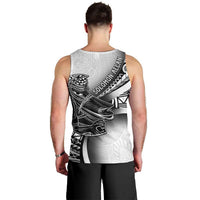 Solomon Islands Nguzunguzu Men Tank Top Polynesian Tribal Pattern