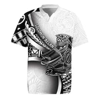 Solomon Islands Nguzunguzu Rugby Jersey Polynesian Tribal Pattern