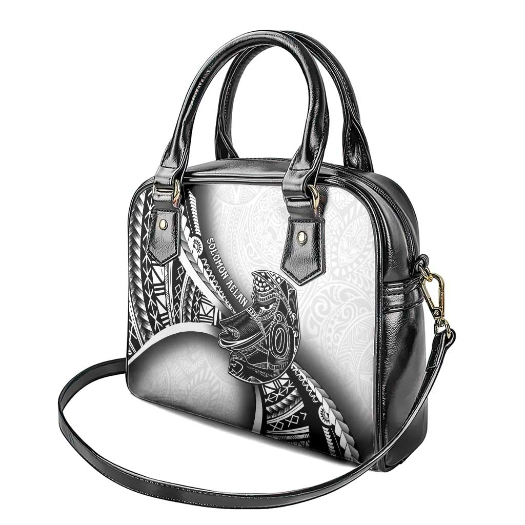 Solomon Islands Nguzunguzu Shoulder Handbag Polynesian Tribal Pattern