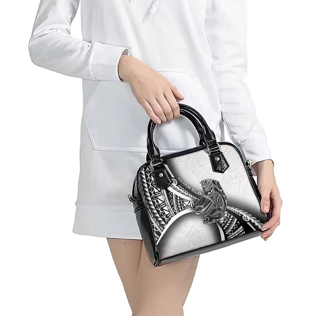 Solomon Islands Nguzunguzu Shoulder Handbag Polynesian Tribal Pattern