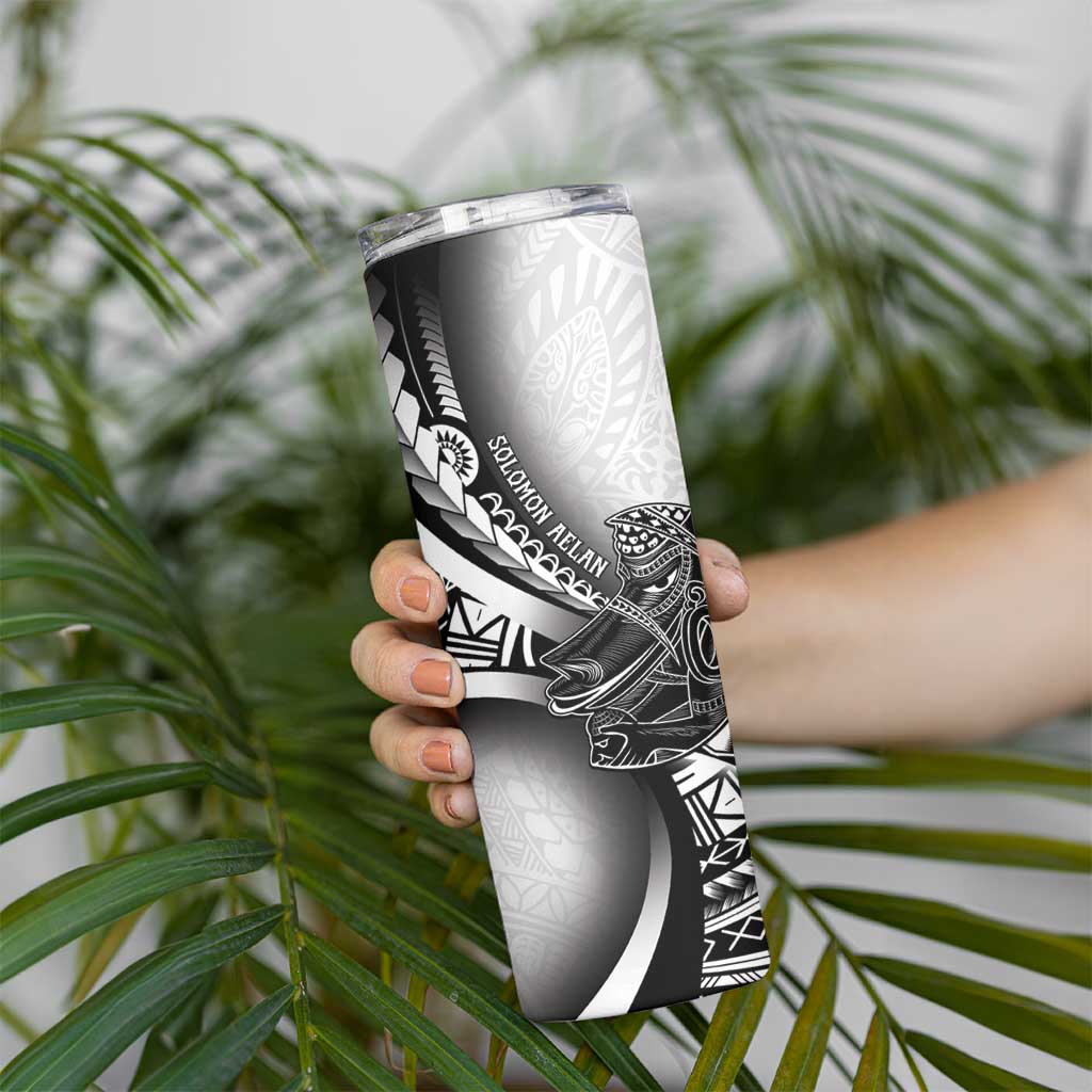 Solomon Islands Nguzunguzu Skinny Tumbler Polynesian Tribal Pattern