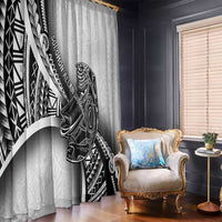 Solomon Islands Nguzunguzu Window Curtain Polynesian Tribal Pattern