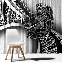 Solomon Islands Nguzunguzu Window Curtain Polynesian Tribal Pattern