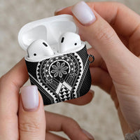 Philippines Batok Tribal Inspired Tattoo Black AirPods Case LT05 - Polynesian Pride