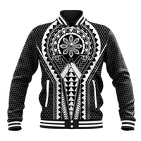 Philippines Batok Tribal Inspired Tattoo Black Baseball Jacket LT05 Unisex Black - Polynesian Pride