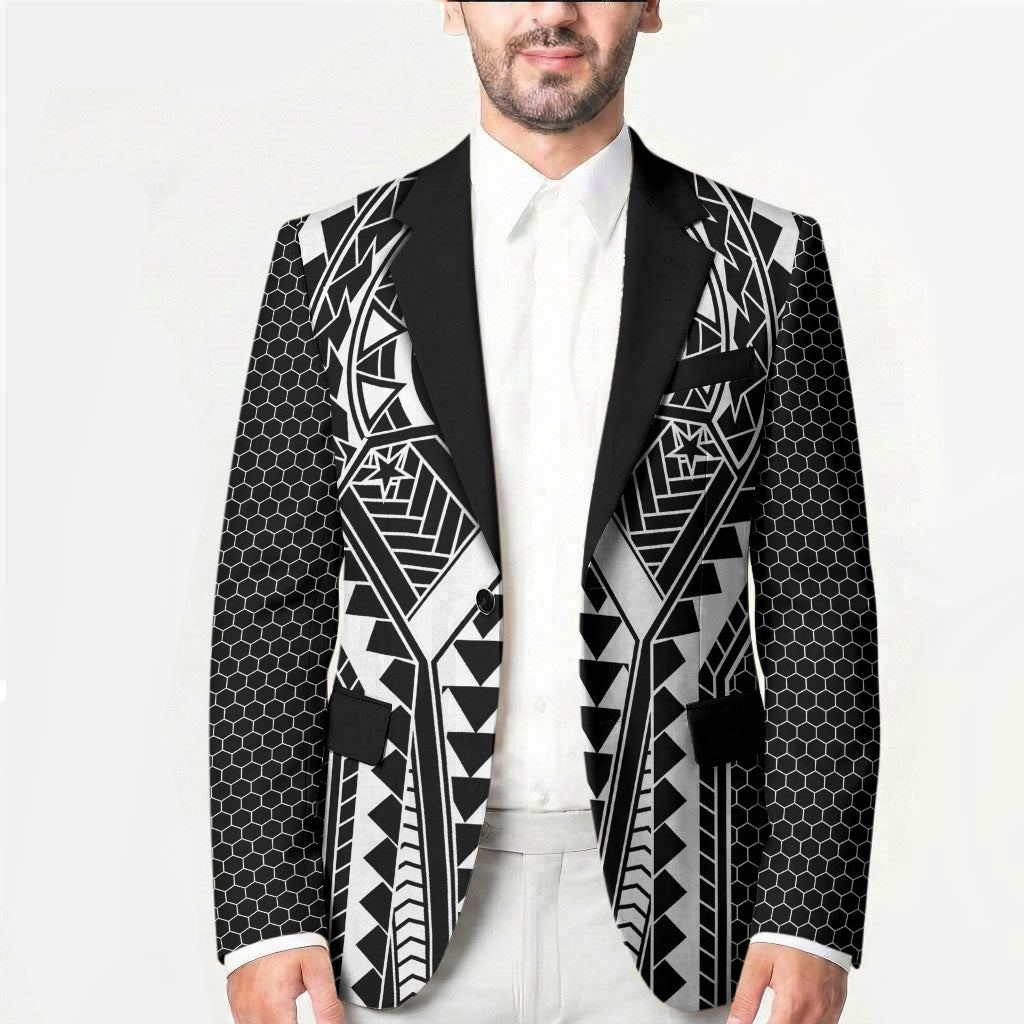 Philippines Batok Tribal Inspired Tattoo Black Blazer LT05 - Polynesian Pride