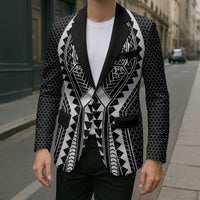 Philippines Batok Tribal Inspired Tattoo Black Blazer LT05 - Polynesian Pride