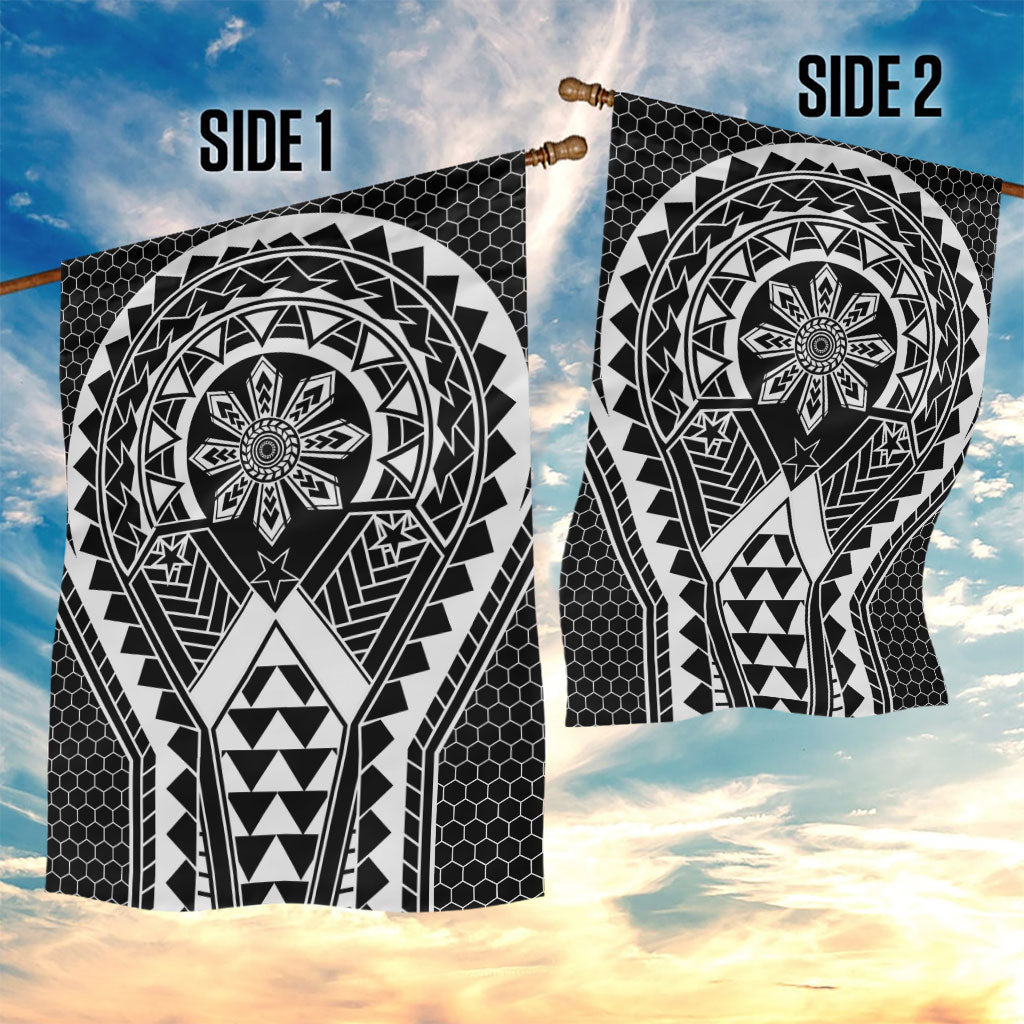 Philippines Batok Tribal Inspired Tattoo Black Garden Flag LT05 - Polynesian Pride