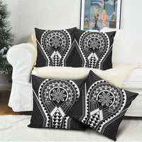 Philippines Batok Tribal Inspired Tattoo Black Pillow Cover LT05 - Polynesian Pride