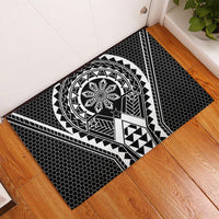 Philippines Batok Tribal Inspired Tattoo Black Rubber Doormat LT05 - Polynesian Pride