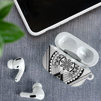 Philippines Batok Tribal Inspired Tattoo White AirPods Case LT05 - Polynesian Pride