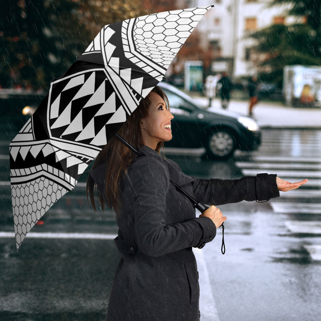 Philippines Batok Tribal Inspired Tattoo White Umbrella LT05 - Polynesian Pride