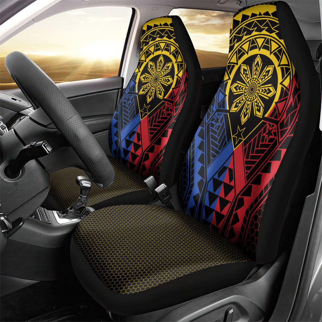 Philippines Batok Tribal Inspired Tattoo Car Seat Cover LT05 - Polynesian Pride
