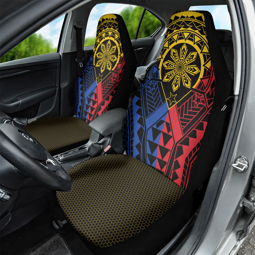 Philippines Batok Tribal Inspired Tattoo Car Seat Cover LT05 - Polynesian Pride