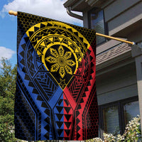 Philippines Batok Tribal Inspired Tattoo Garden Flag LT05 - Polynesian Pride